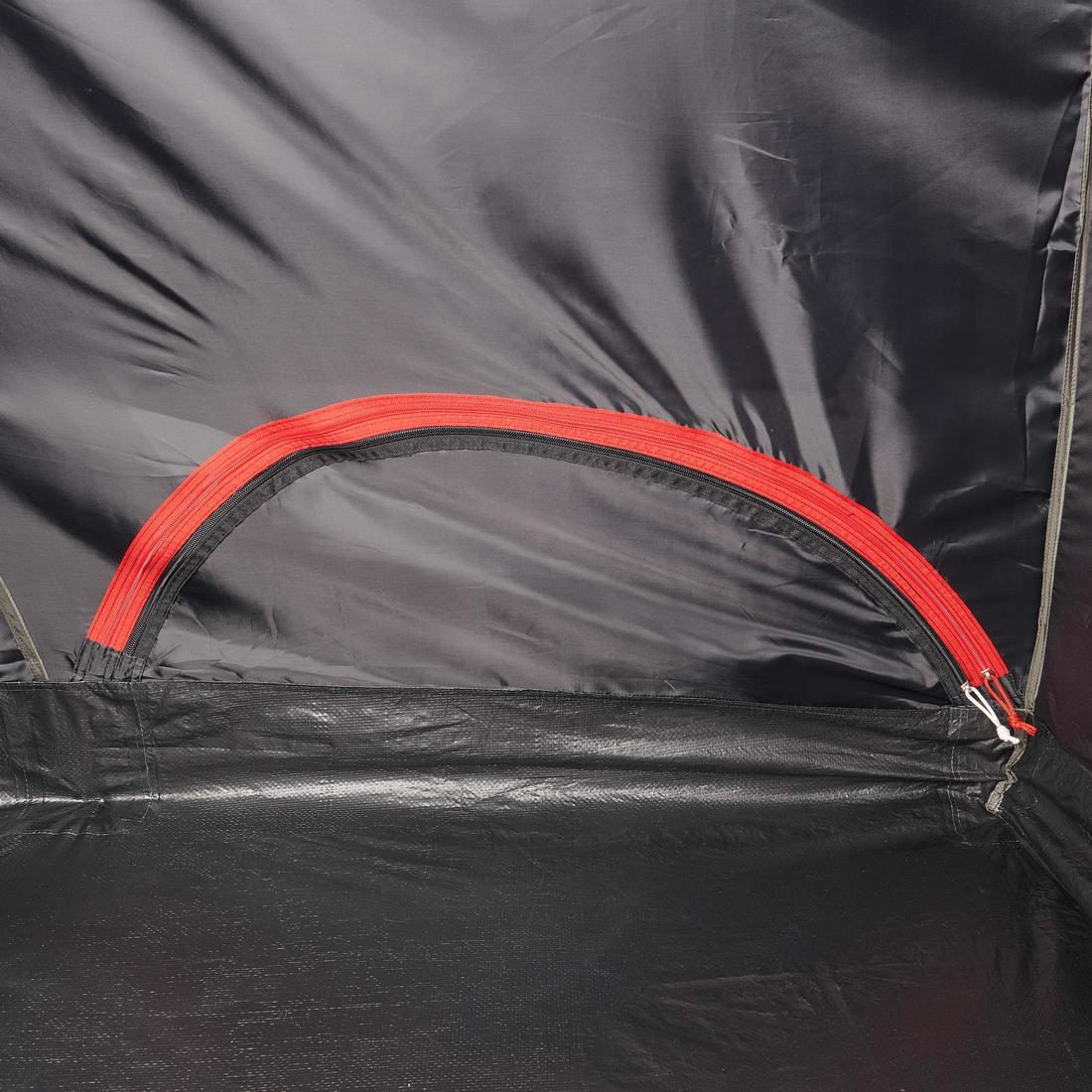 5 Man Blackout Tent With Poles - Arpenaz 5.2 F&B