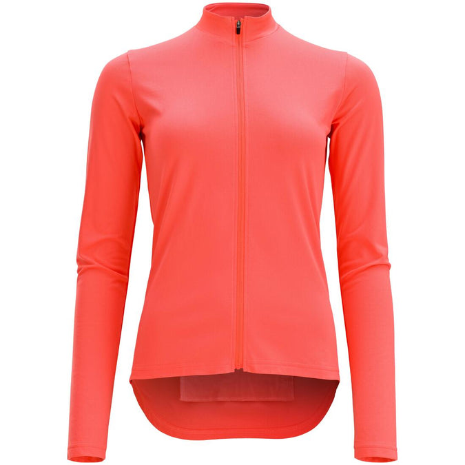 





100 Women's Long-Sleeved Road Cycling Jersey - Coral, photo 1 of 7