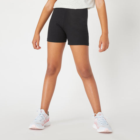 





Girls' Basic Cotton Shorts - Black