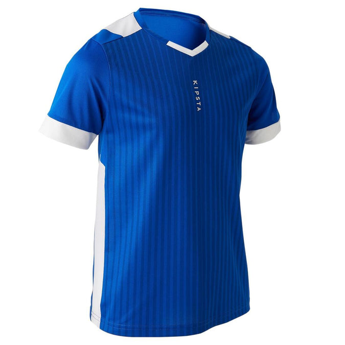 





Kids' Short-Sleeved Football Shirt F500 - Blue, photo 1 of 9