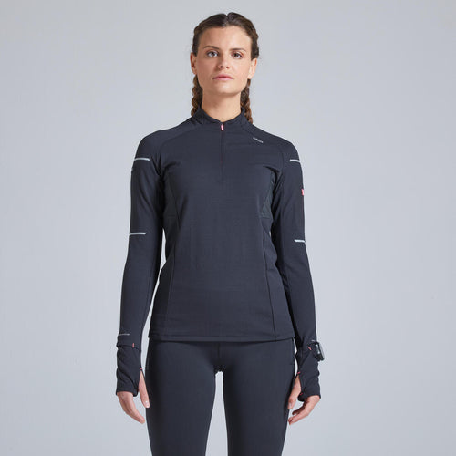 





Kiprun Warm Light Women's Running Long-Sleeved Winter T-Shirt