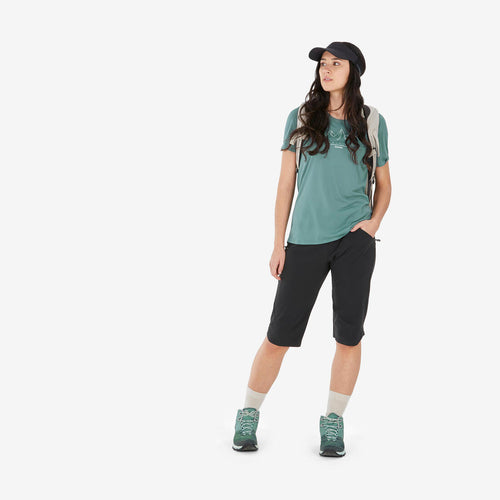 





Women's Short-sleeved Hiking T-Shirt MH500