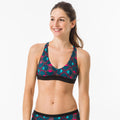AGATHA SUPAI ZENITH Women's surf swimsuit crop top with adjustable back.