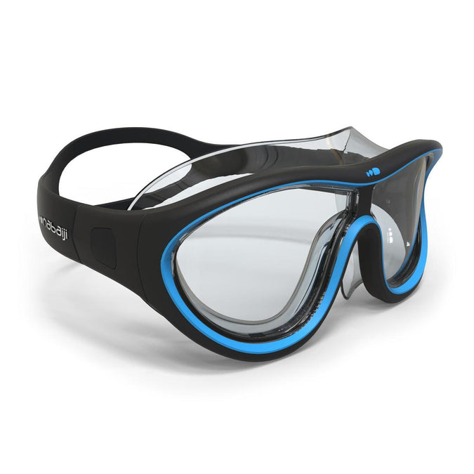 





SWIMMING POOL MASK SWIMDOW SIZE L CLEAR LENSES - BLACK BLUE, photo 1 of 6