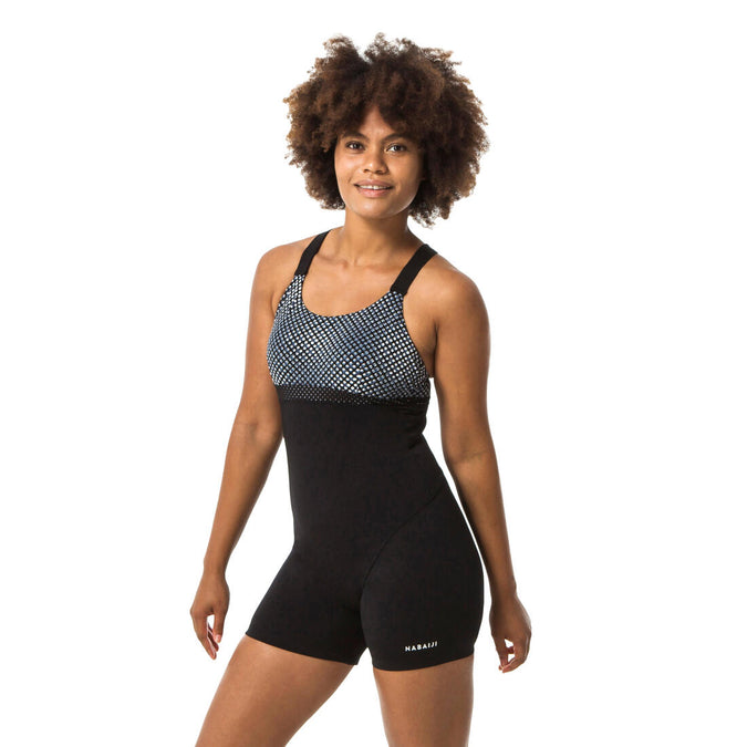 





Women's Aquafit-Aquabiking Shorty 1-Piece Swimsuit Elea Bul Black Grey, photo 1 of 7