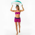 Women's bandeau swimsuit top with removable neck tie LORI ETHNI