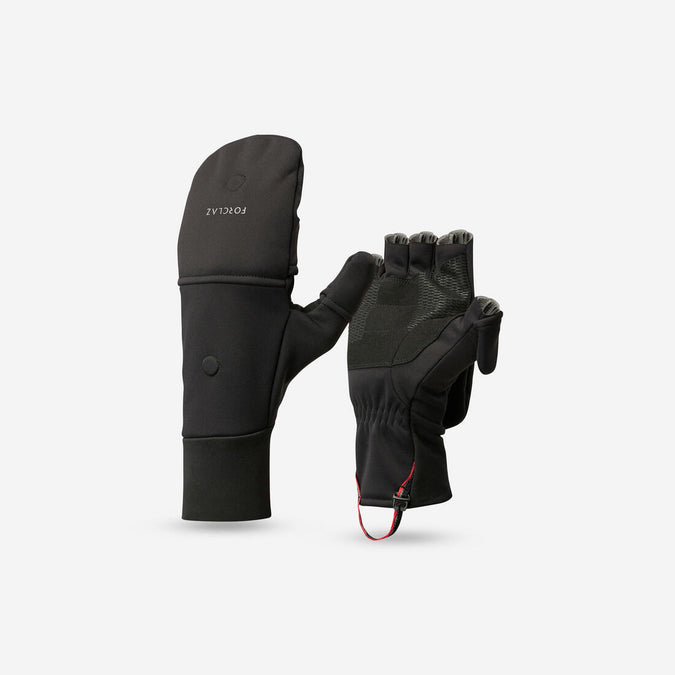 





Adult Warm and Windproof Glove-Mittens - Black, photo 1 of 10