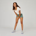Women's Slim-Fit Fitness T-Shirt 500
